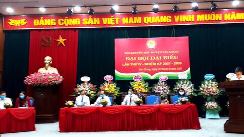 ĐẠI HỘI KHUYẾN HỌC HUYỆN VĂN GIANG LẦN THỨ TƯ THÀNH CÔNG TỐT ĐẸP